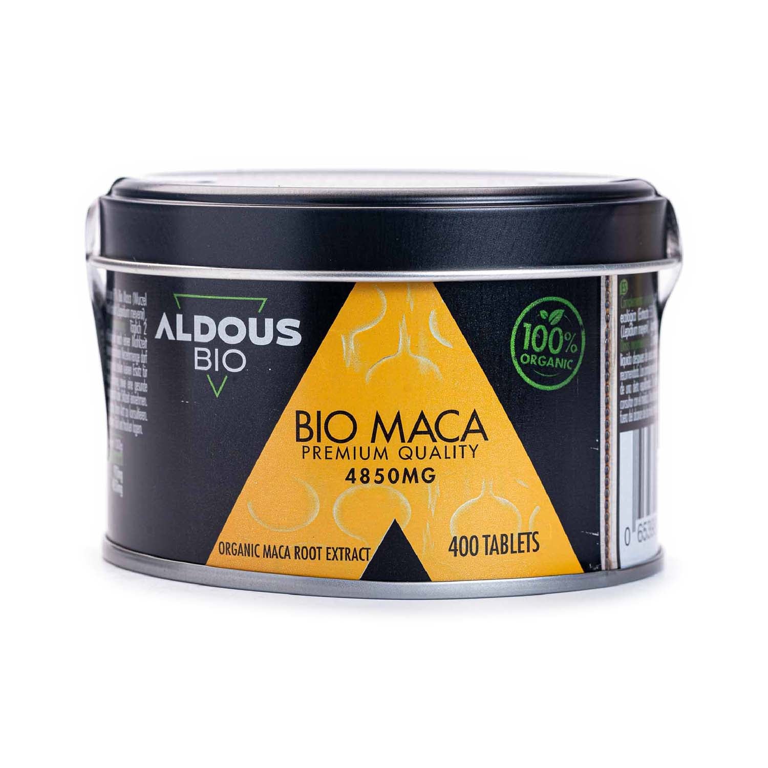 Extracto 5:1 de Maca Ecológica 400 comprimidos Aldous Bio