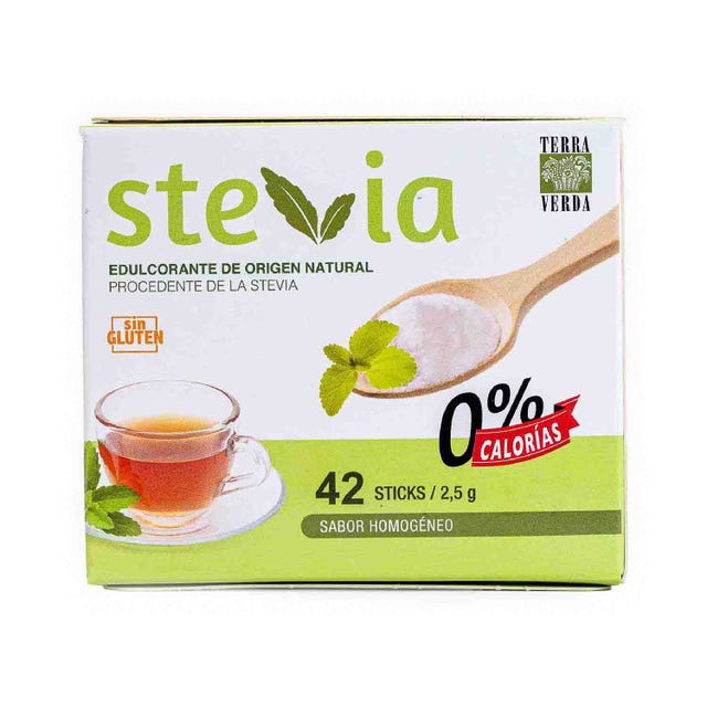 Stevia Cristalizada en Sobres 40ud Terra Verda
