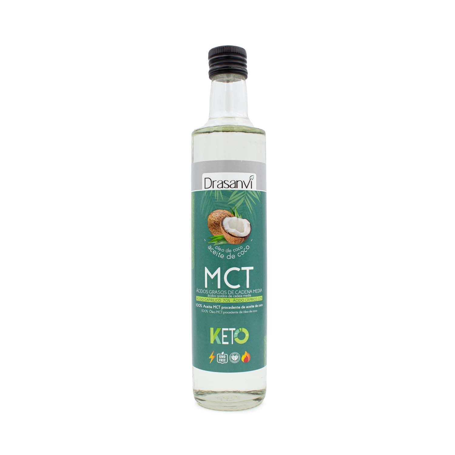 Aceite MCT de Coco Keto 500ml Drasanvi
