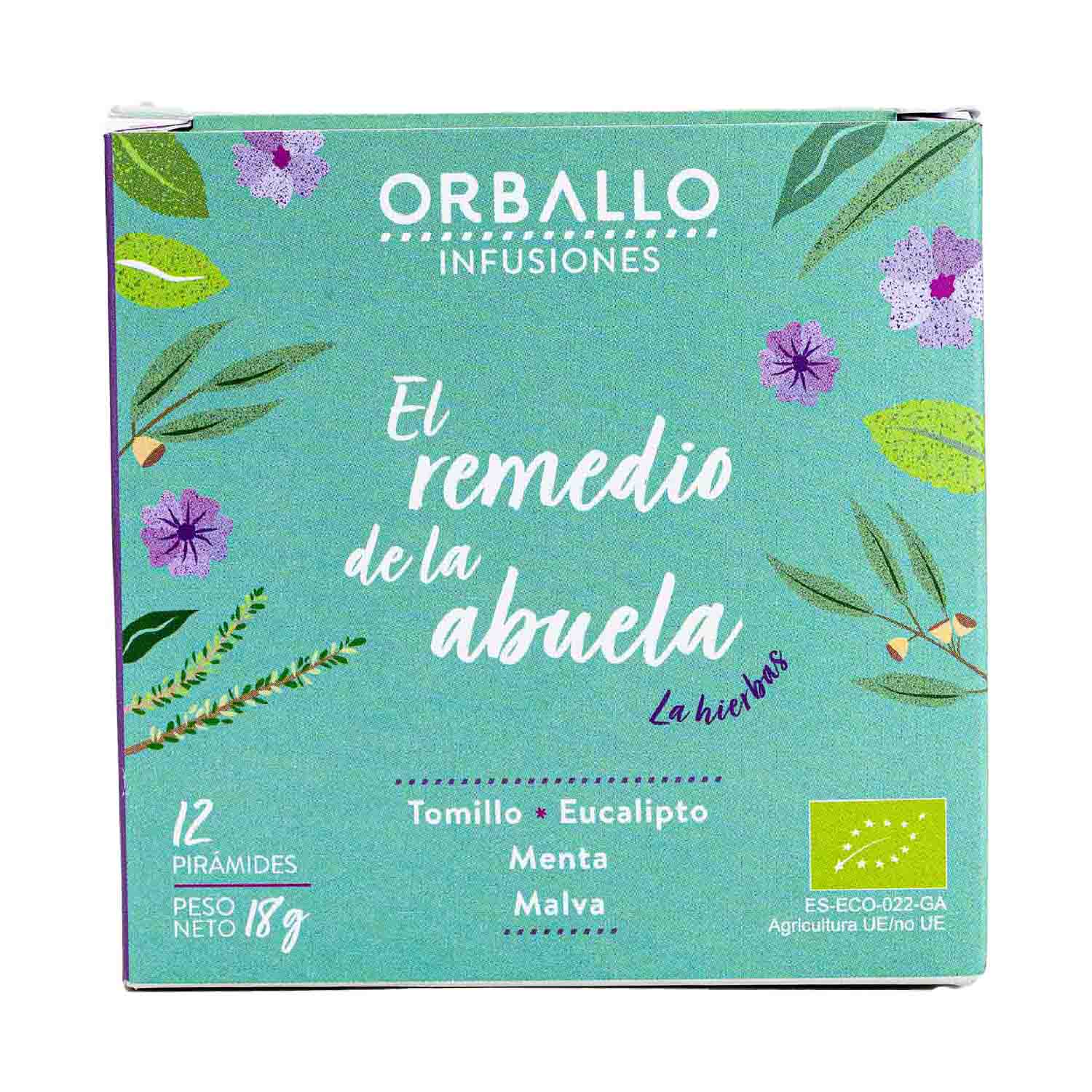 Infusión el Remedio de la Abuela 12 filtros Orballo