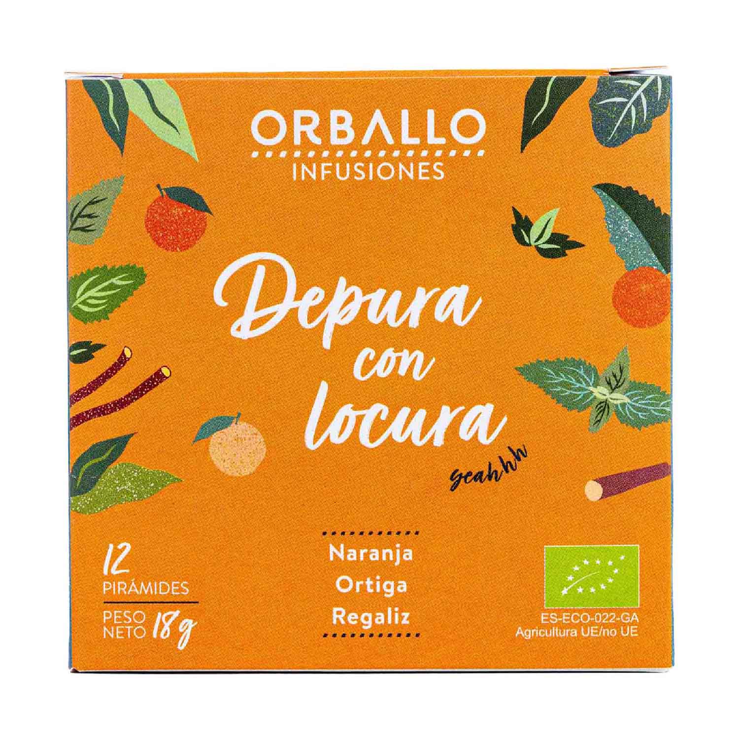 Infusión Depura con Locura 12 filtros Orballo