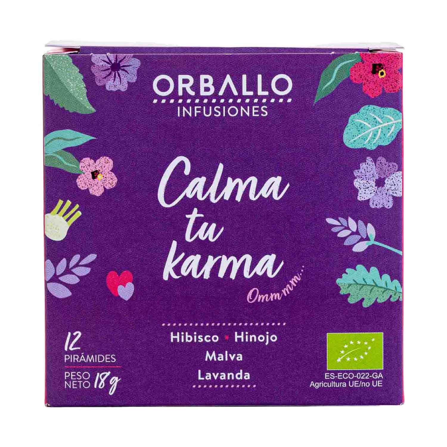 Infusión Calma tu Karma 12 filtros Orballo