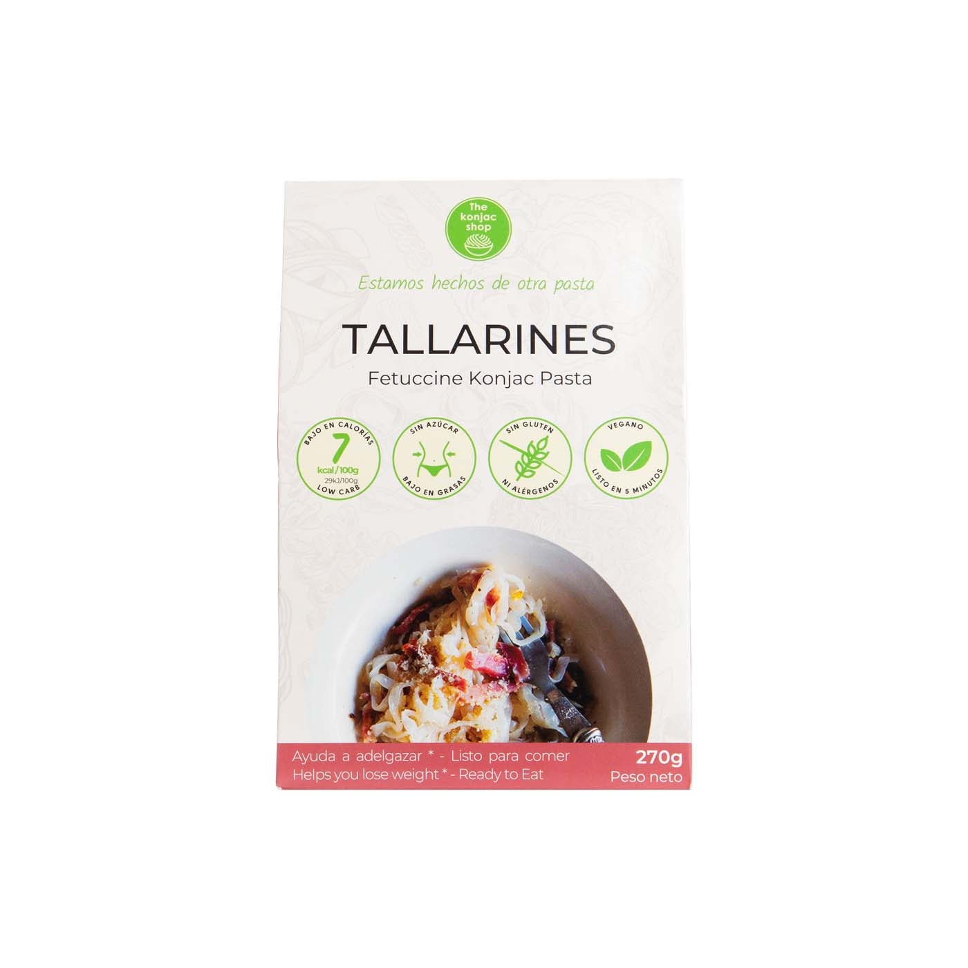 Tallarines de Konjac 270g The Konjac Shop