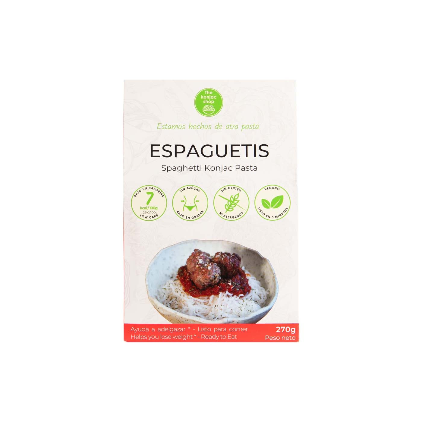 Espaguetis de Konjac 200g The Konjac Shop