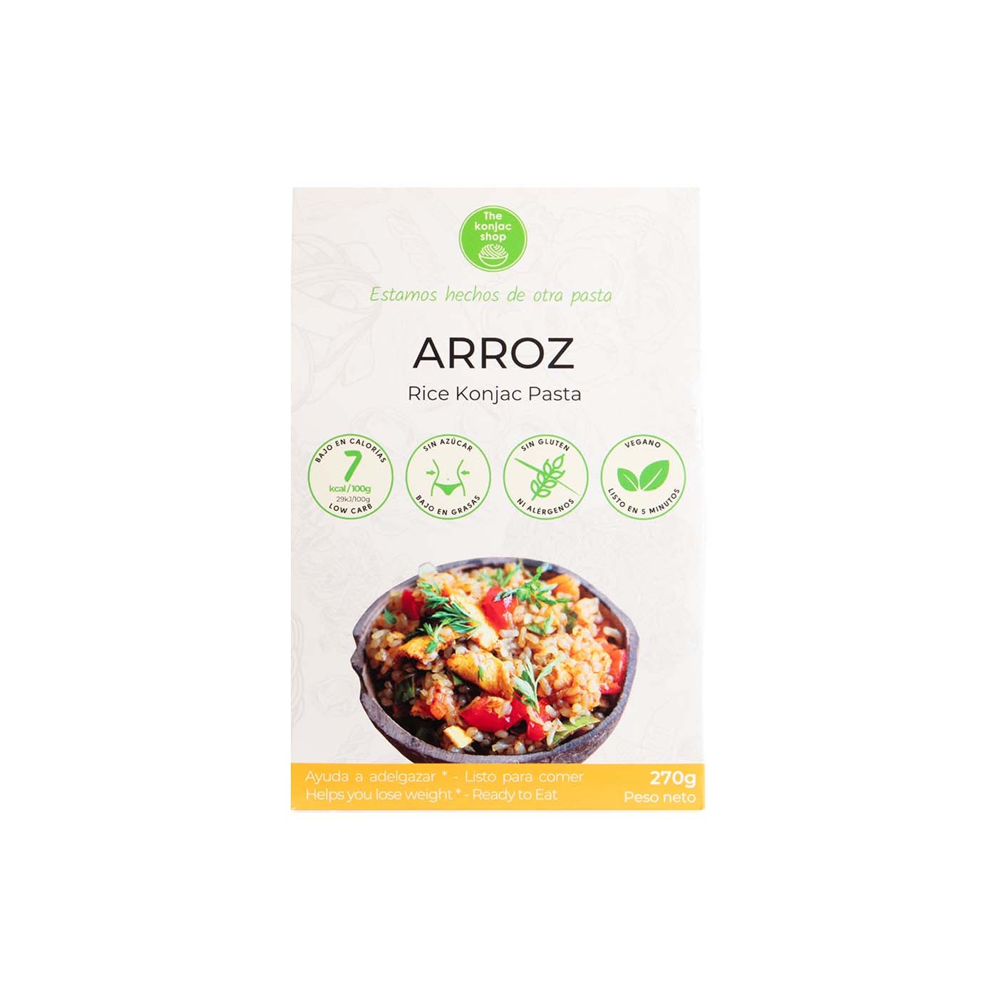 Arroz de Konjac 200g The Konjac Shop