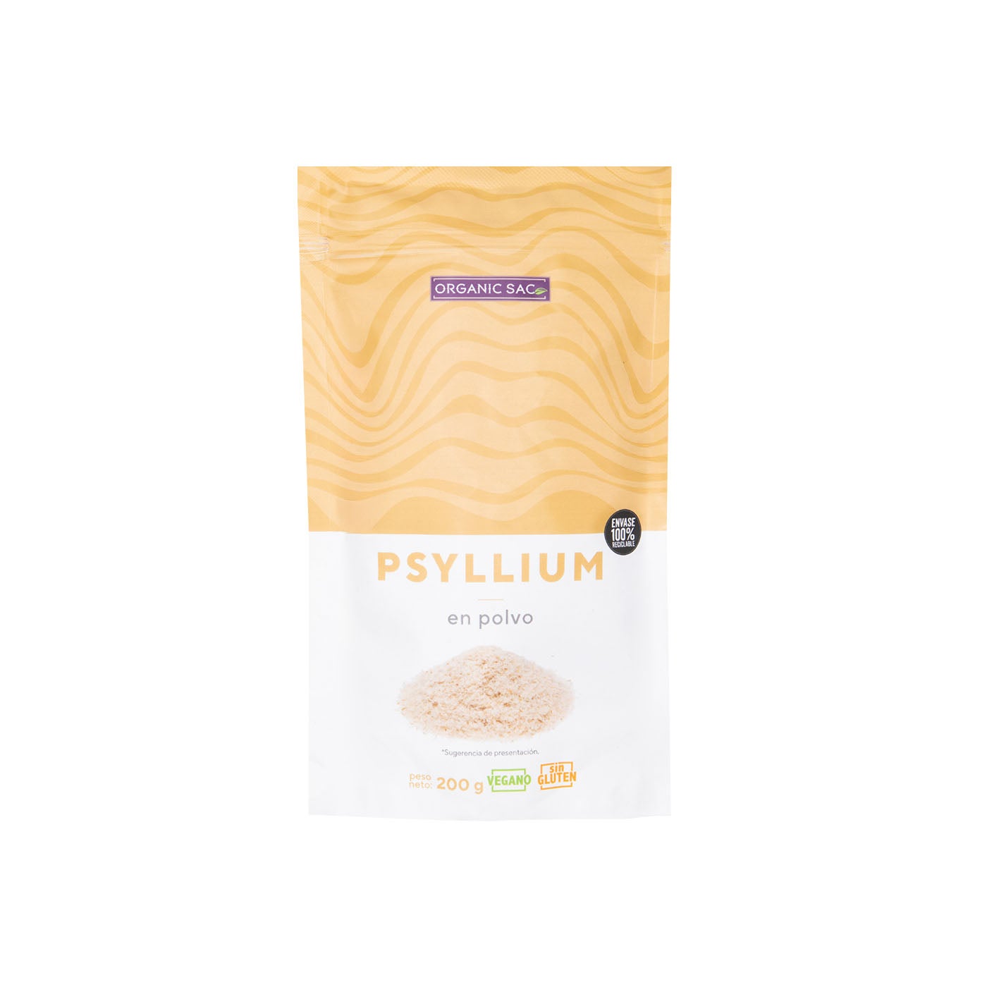 Psyllium en Polvo 200g Organic Sac