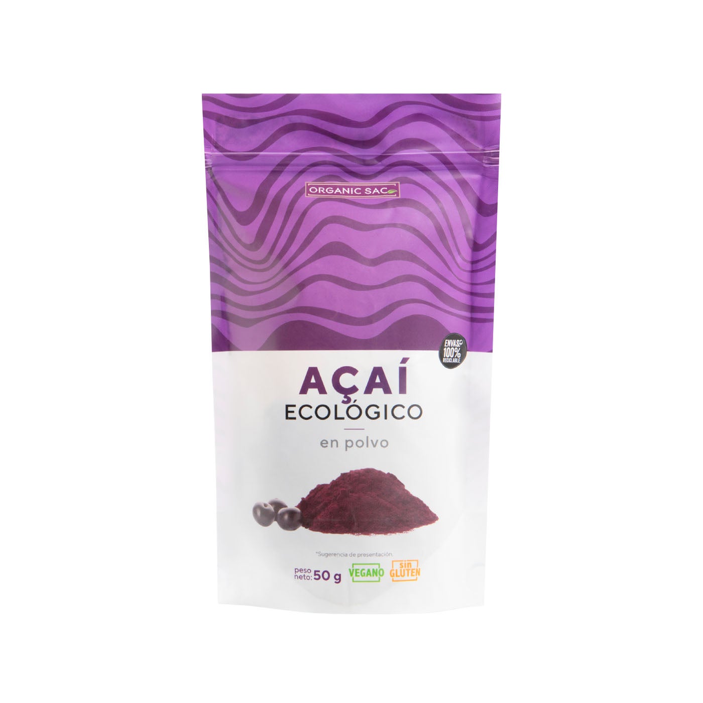 Açai 50g Organic Sac