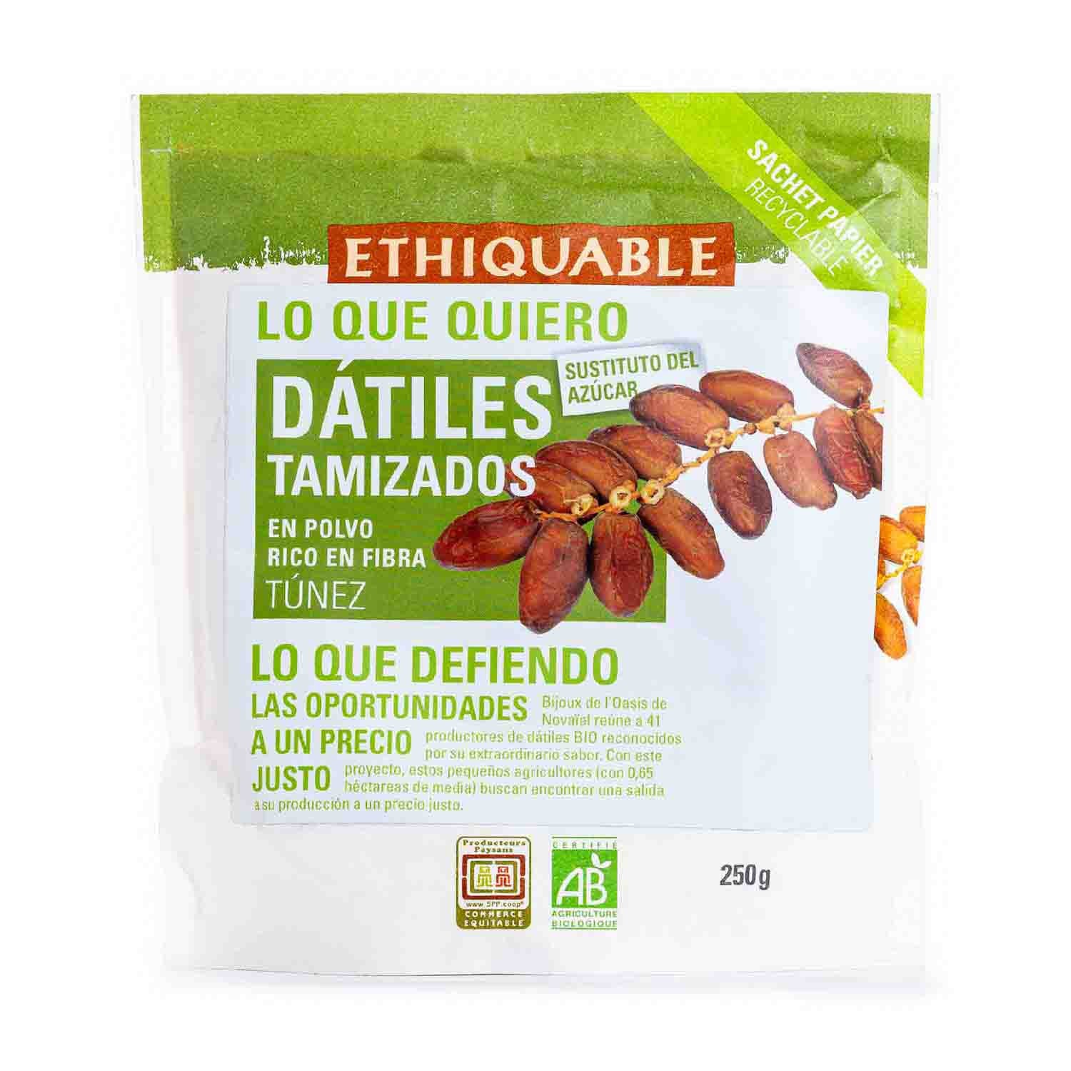 Dátiles Tamizados 350g Ethiquable