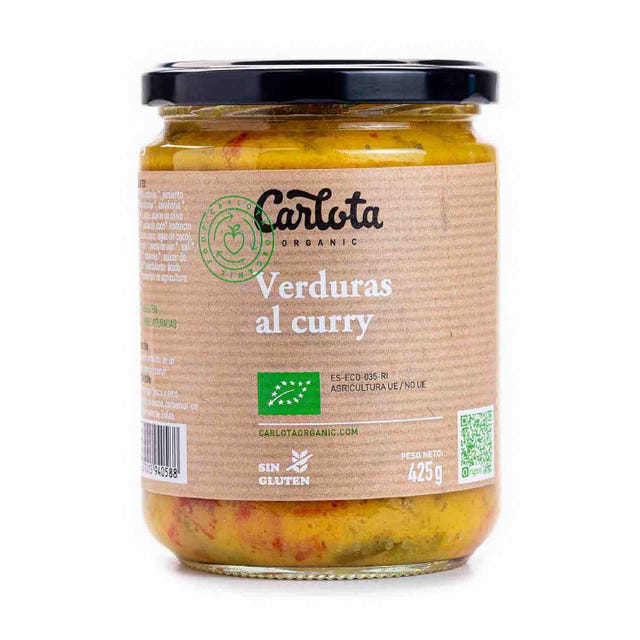 Verduras al Curry 425g Carlota Organic