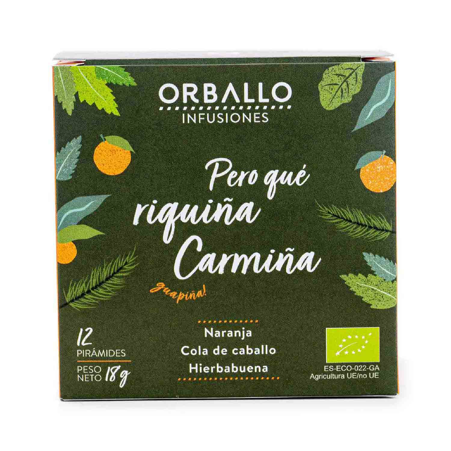 Infusión Pero que Riquiña Carmiña 10 filtros Orballo