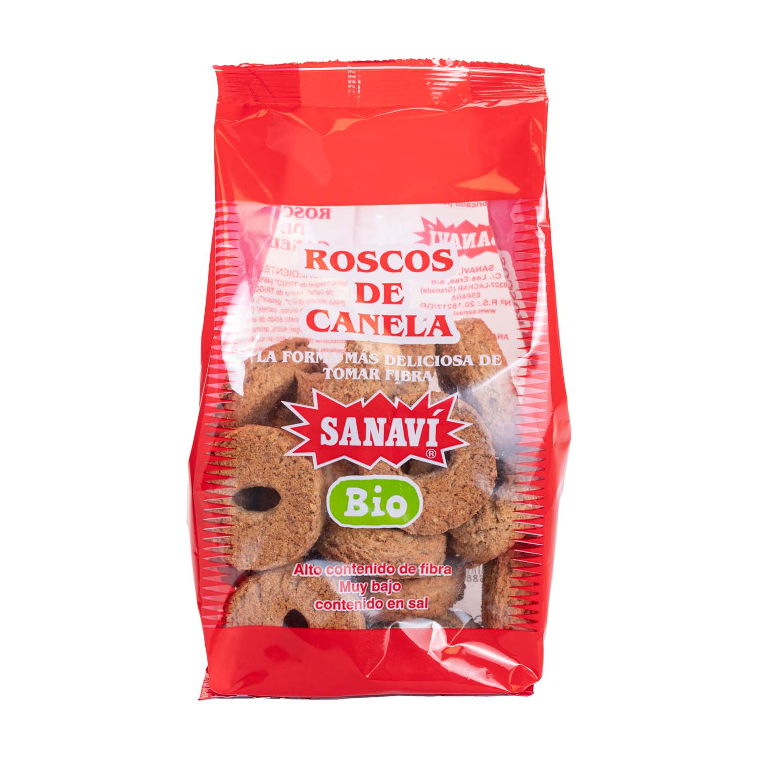 Roscos de Canela 400g Sanavi