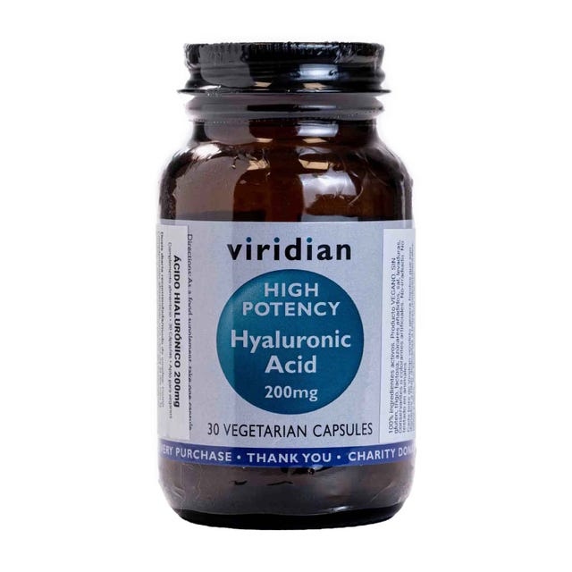 Ácido Hialurónico 30 cápsulas Viridian