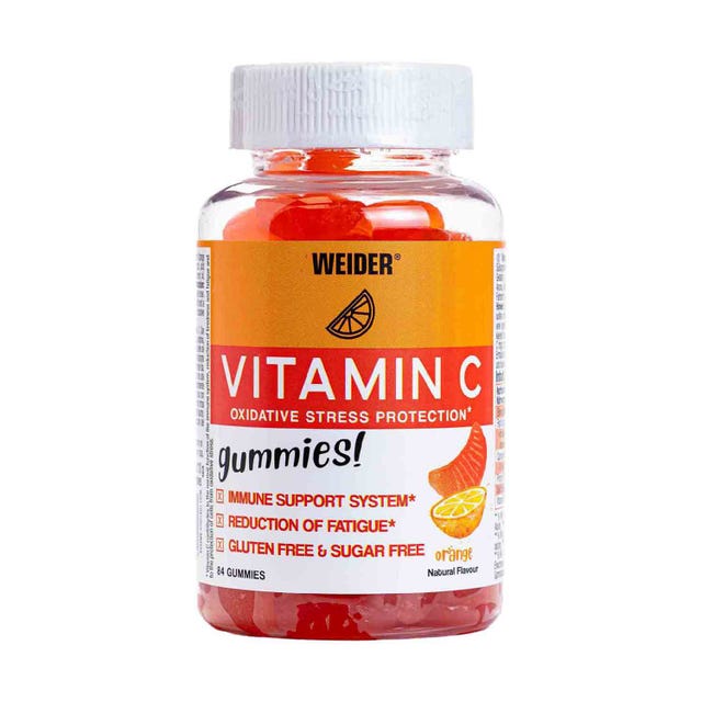 Vitamina C en Gominola de Naranja 84u Weider
