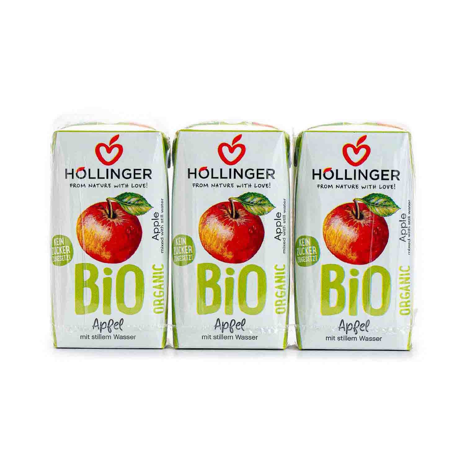 Minibrick Zumo de Manzana 600ml Hollinger