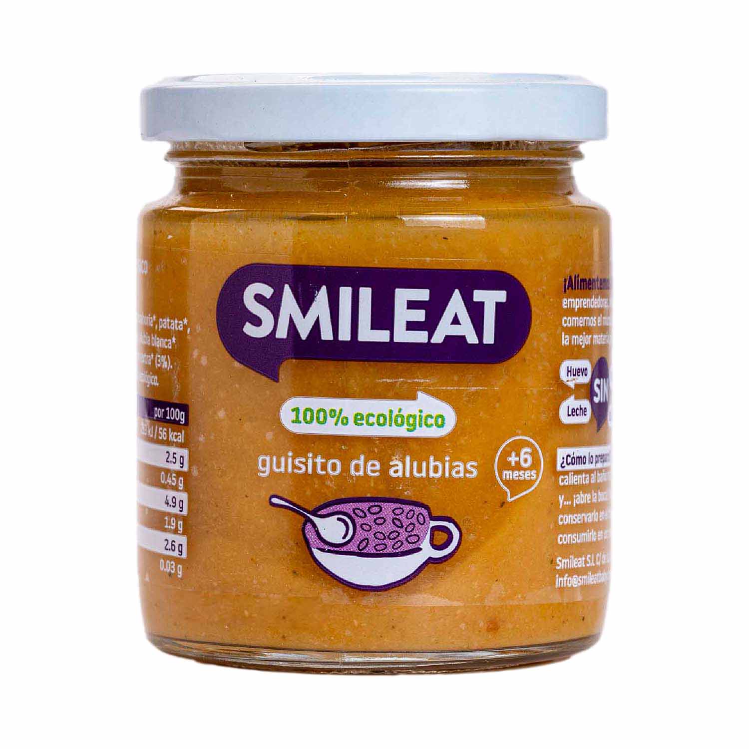 Tarrito Guisito de Alubias 230g Smileat