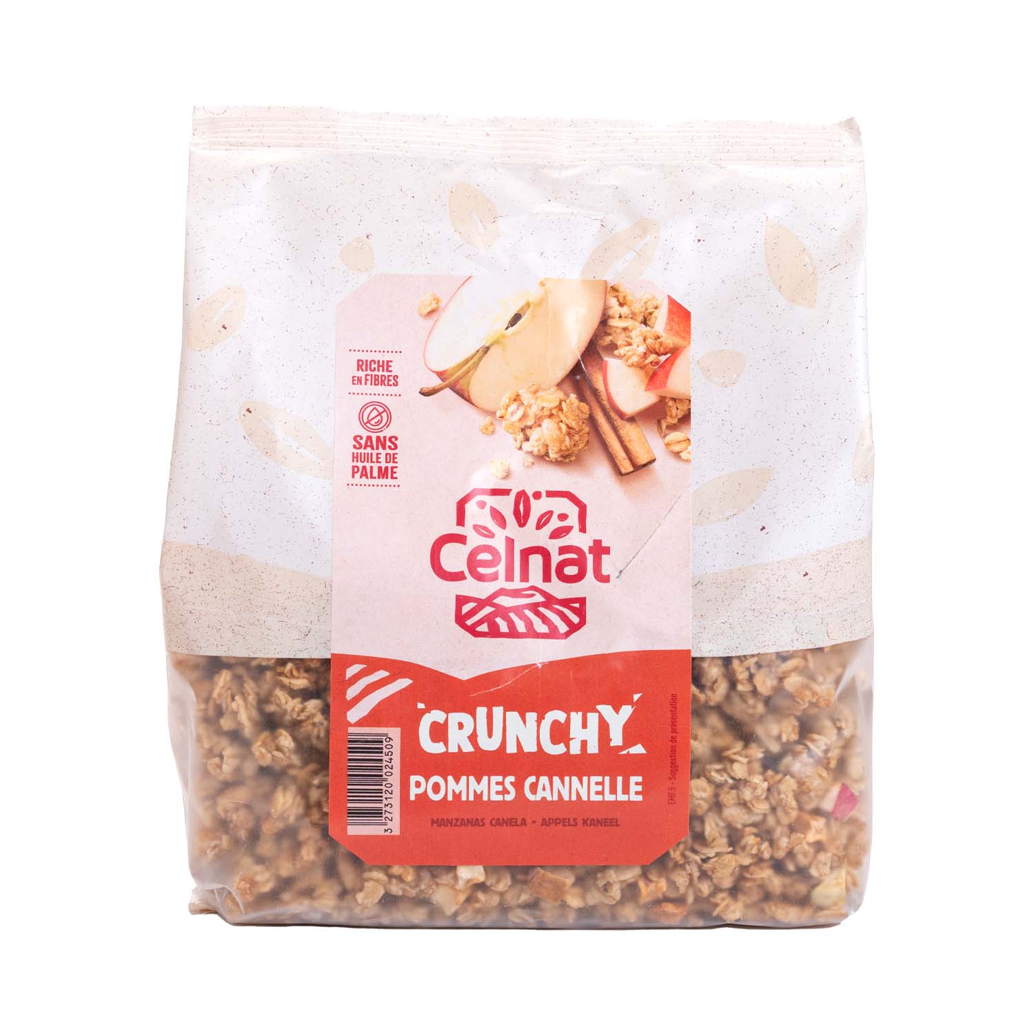 Crunchy de Manzana y Canela 500g Celnat