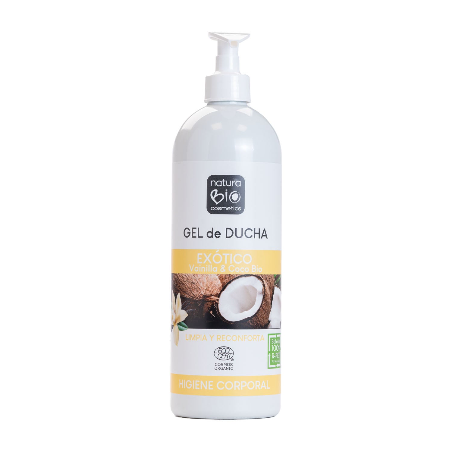 Gel de Ducha Exótico de Vainilla y Coco 740ml Naturabio
