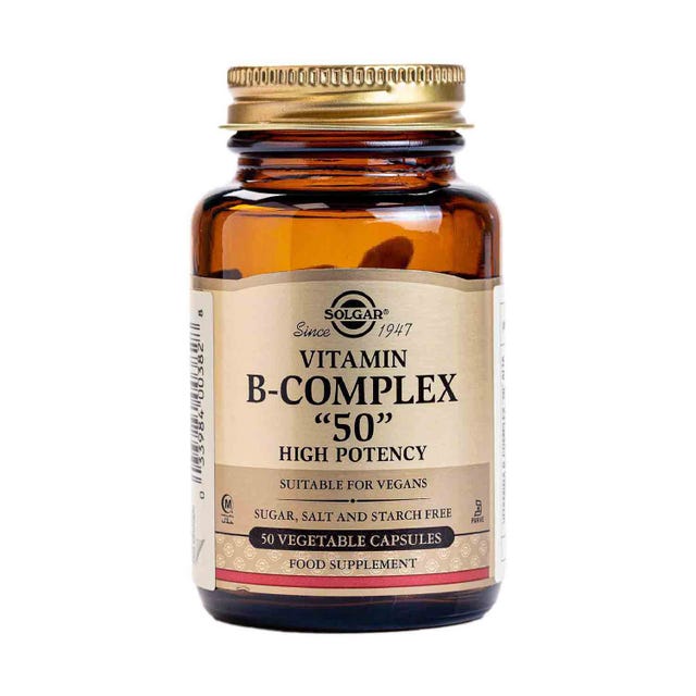 Vitamina B Complex 50 50 cápsulas vegetales Solgar