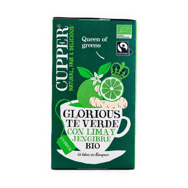 Green Tea Lime & Ginger Bio 20uds Cupper