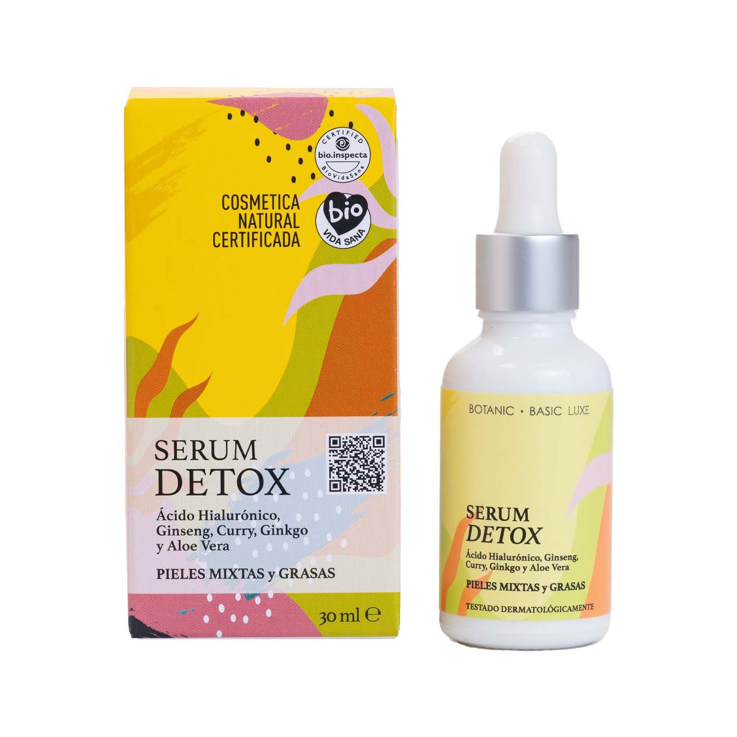 Sérum Facial Detox 30ml Botanic Basic Luxe