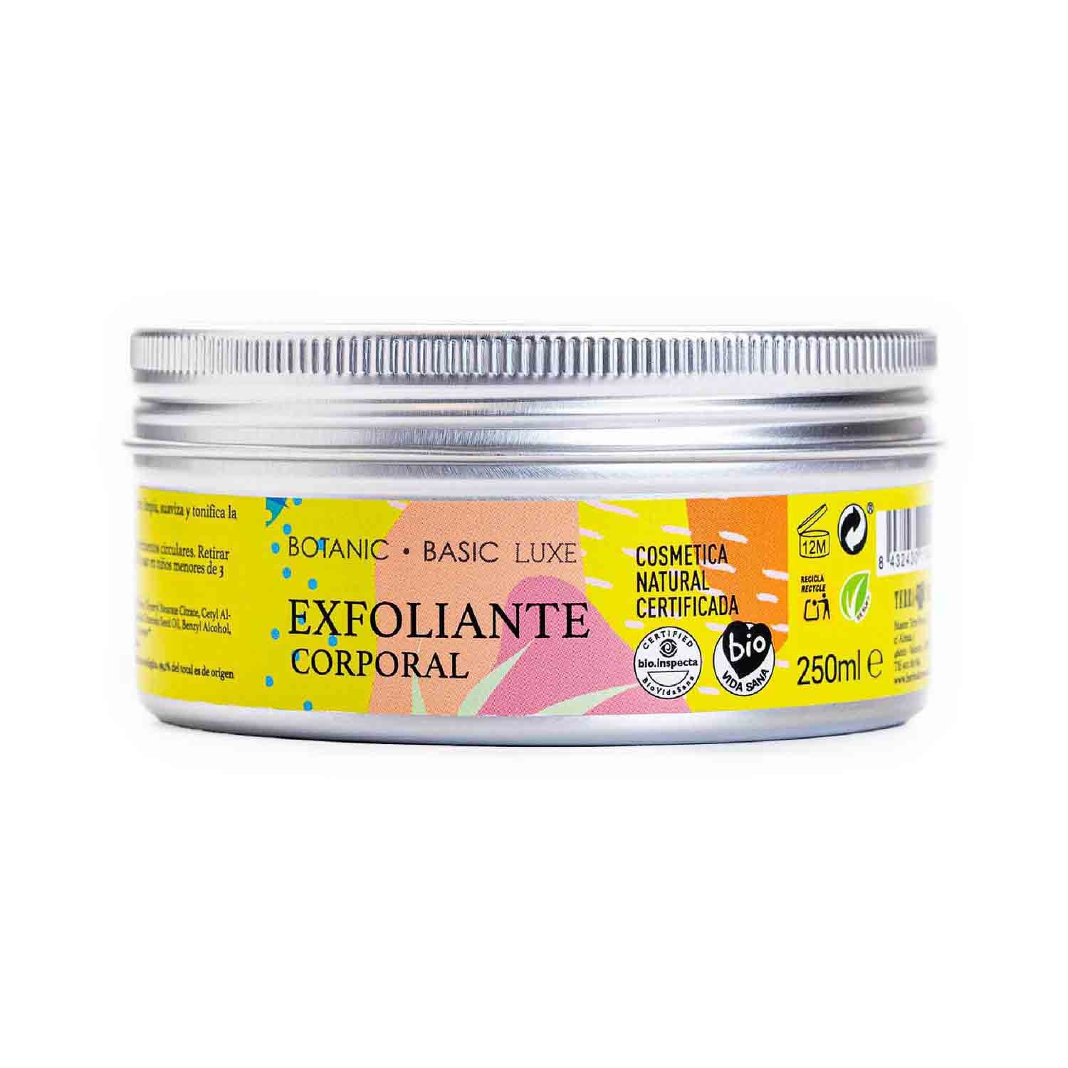 Exfoliante Corporal con Arena Volcánica y Fibra de Coco 250ml Botanic Basic Luxe