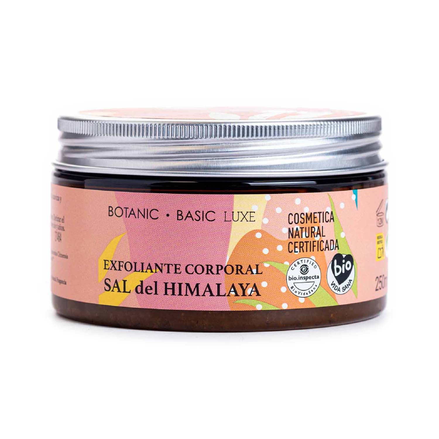 Exfoliante Corporal con Sal Himalaya y Aceites Bio 250ml Botanic Basic Luxe