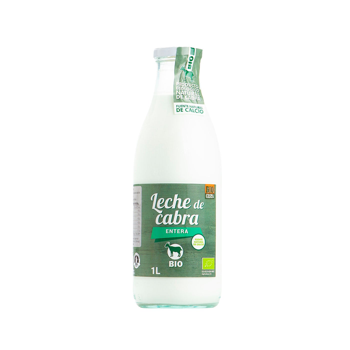 Leche de Cabra Entera 1L Bio Cesta