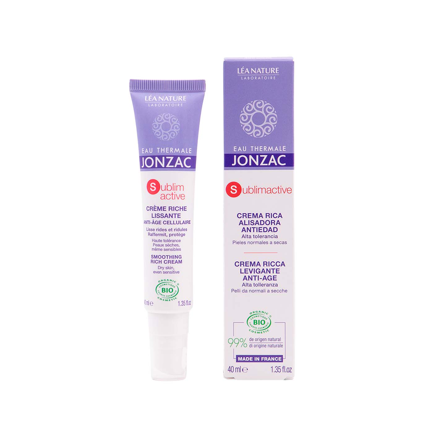 Crema Rica Anti-Edad con Agua Termal 40ml Jonzac