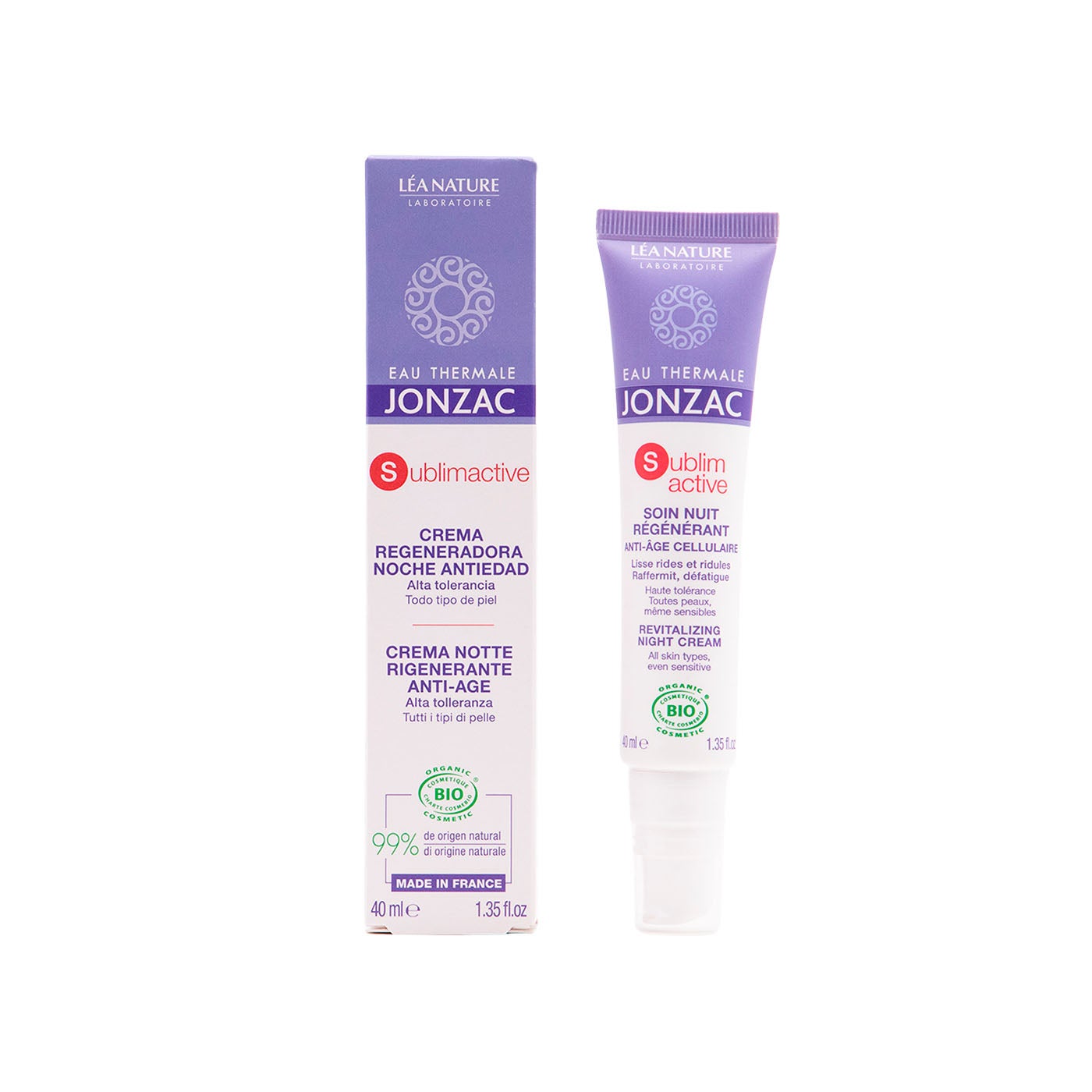 Crema Noche Anti-Edad con Agua Termal 40ml Jonzac