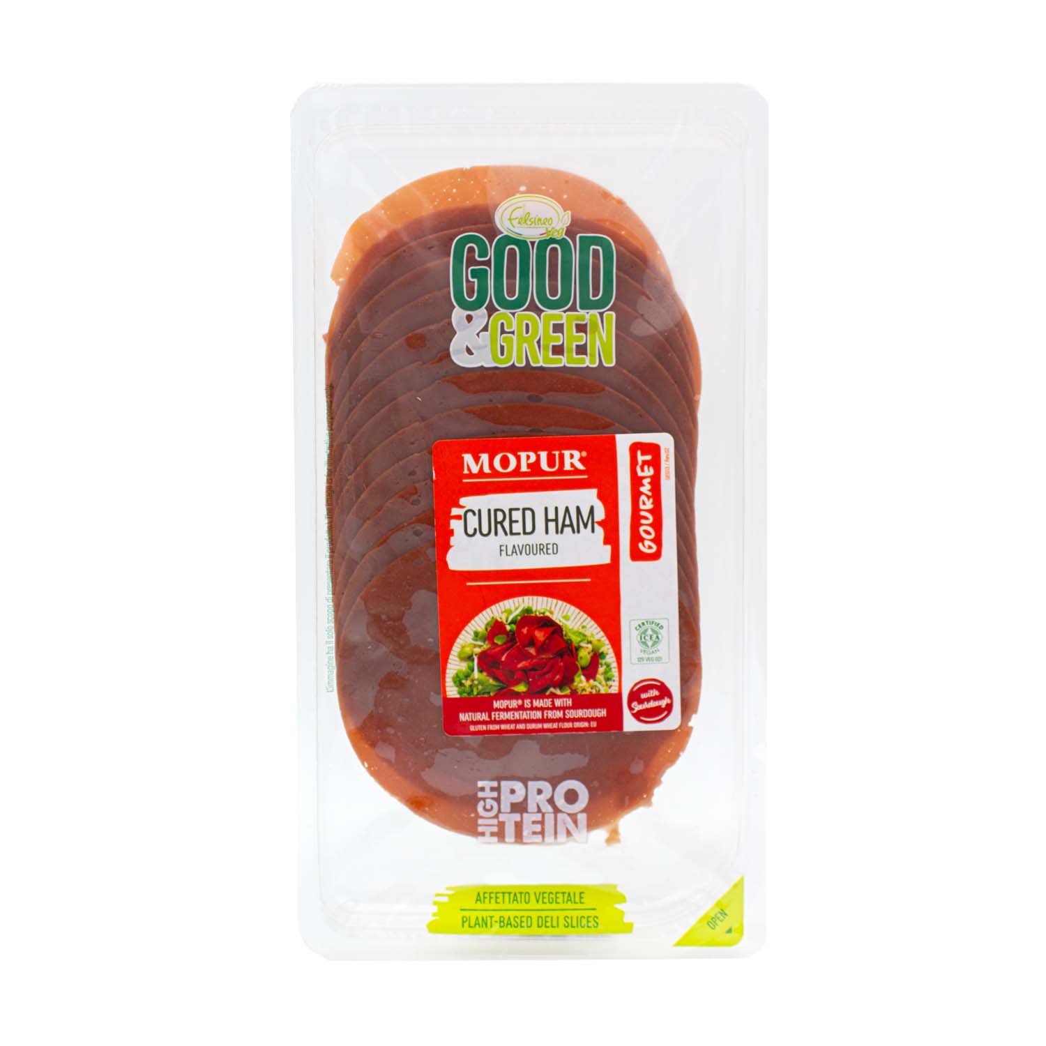 Jamón Curado Vegano en Lonchas 90g Good&Green