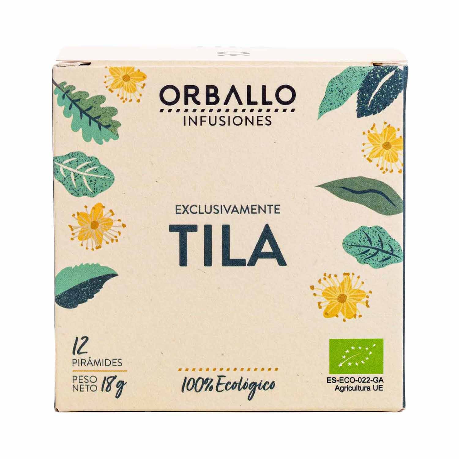 Infusión de Tila 15 filtros Orballo