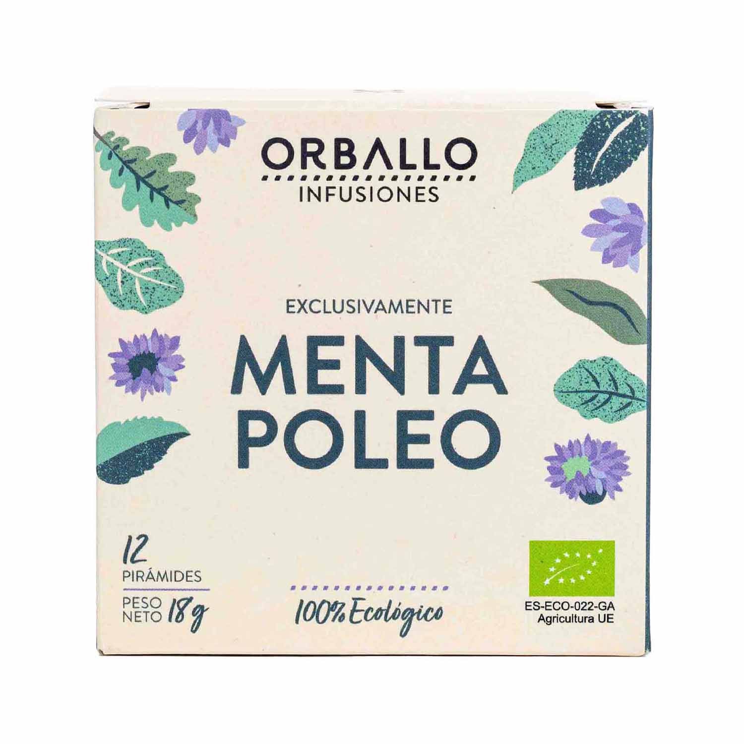 Infusión de Menta-Poleo 15 filtros Orballo