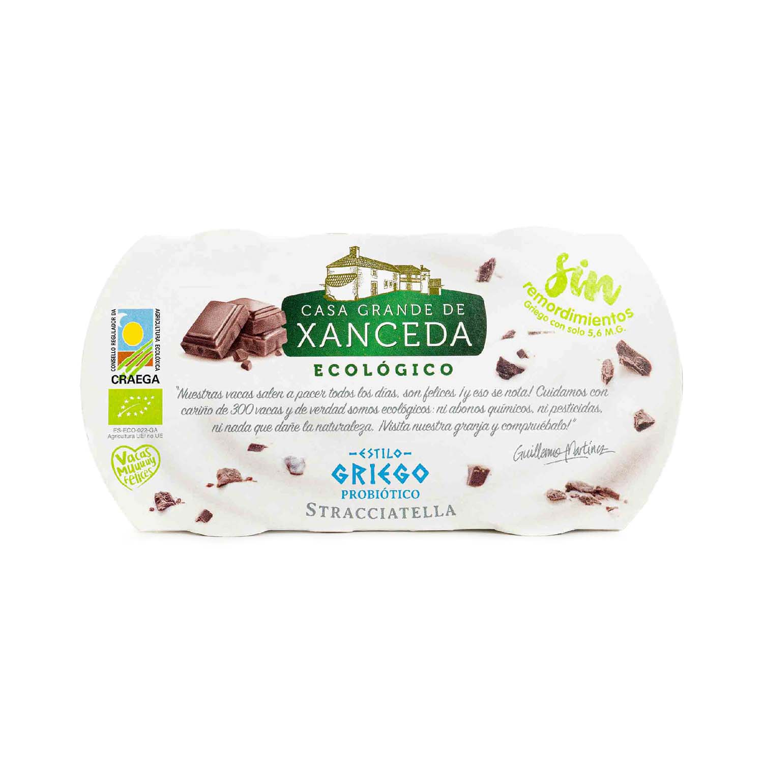 Yogur Griego Stracciatella 250g Casa Grande De Xanceda