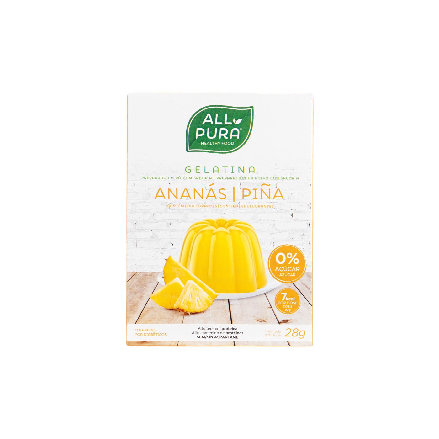 Gelatina de Piña Zero 28g Dietmed