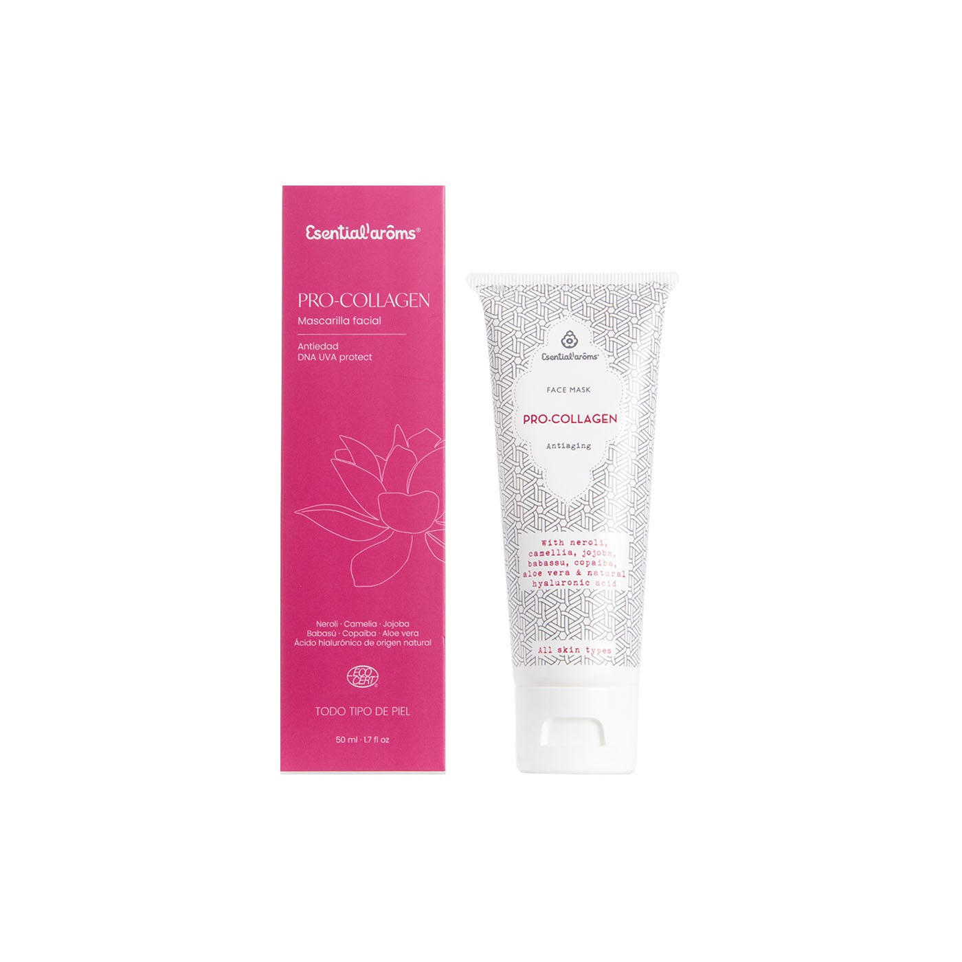 Mascarilla Facial AntiEdad Pro-Collagen Essential'Aroms