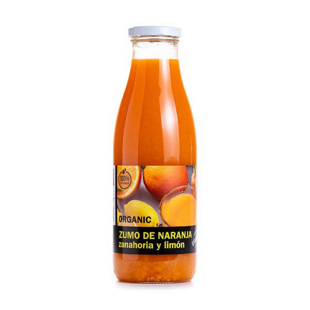 Zumo de naranja, zanahoria y limón 750ml Bio Cesta