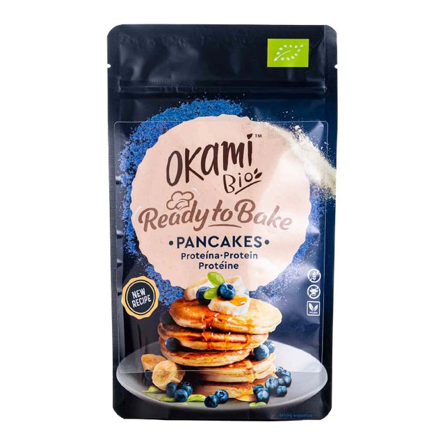 Pancakes de Proteína de Guisante 123g Okami Bio