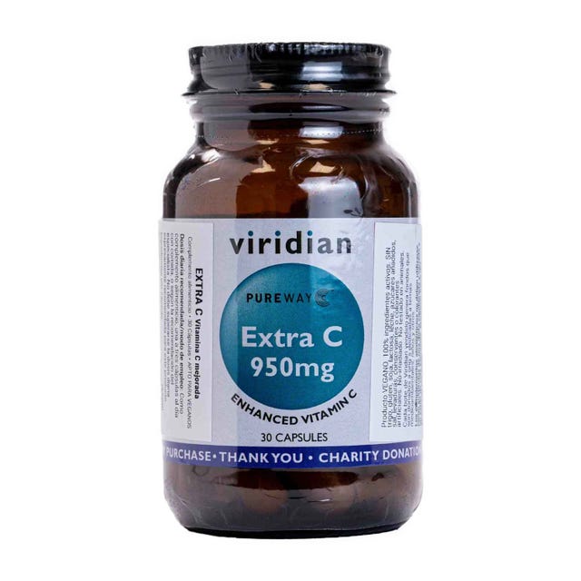 Vitamina C Extra C 30 cápsulas Viridian