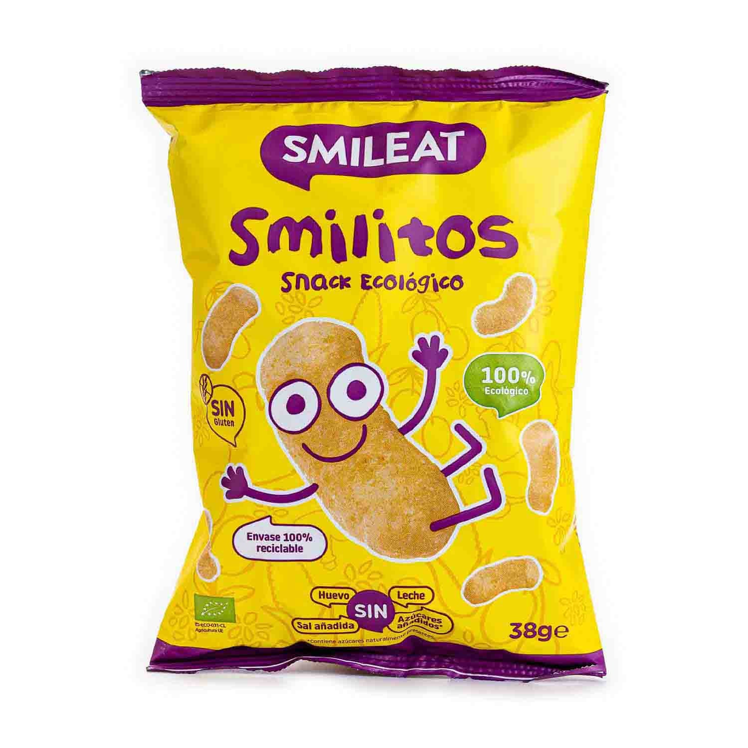 Smilitos Gusanitos de Maíz sin Gluten 38g Smileat