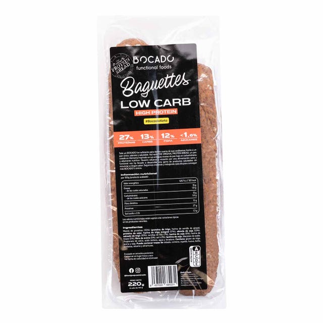Baguettes Low Carb 220g Bocado