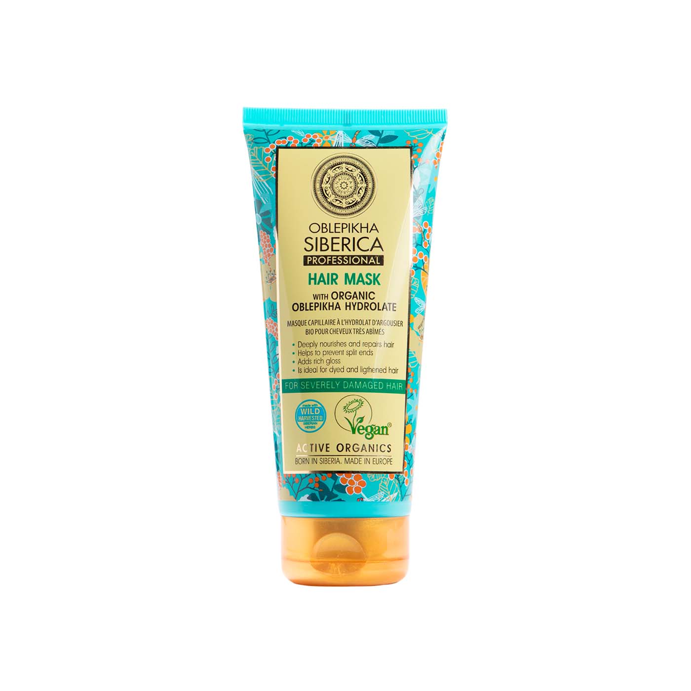 Mascarilla Capilar Reparadora con Espino Amarillo 200ml Natura Sibérica