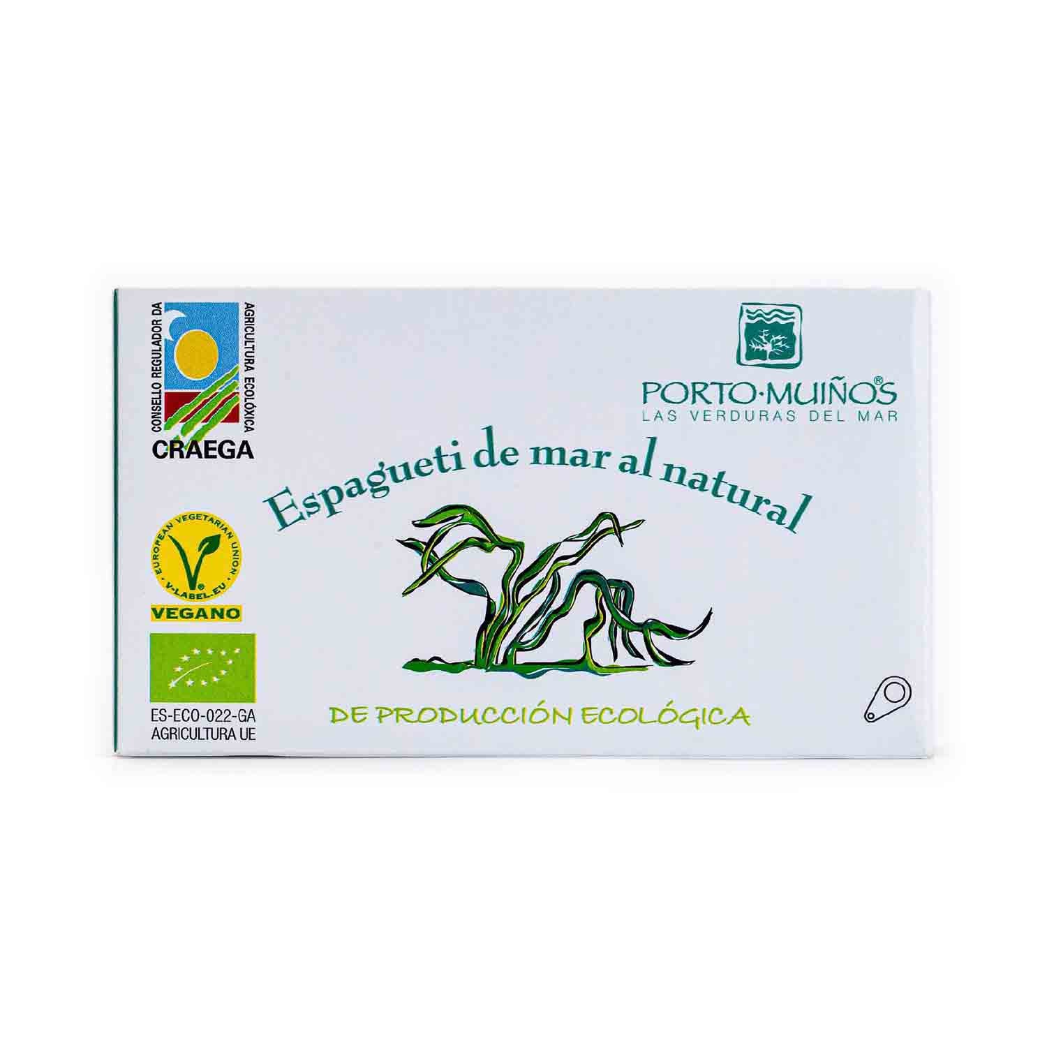 Alga Espagueti de Mar al Natural 120g Porto Muiños