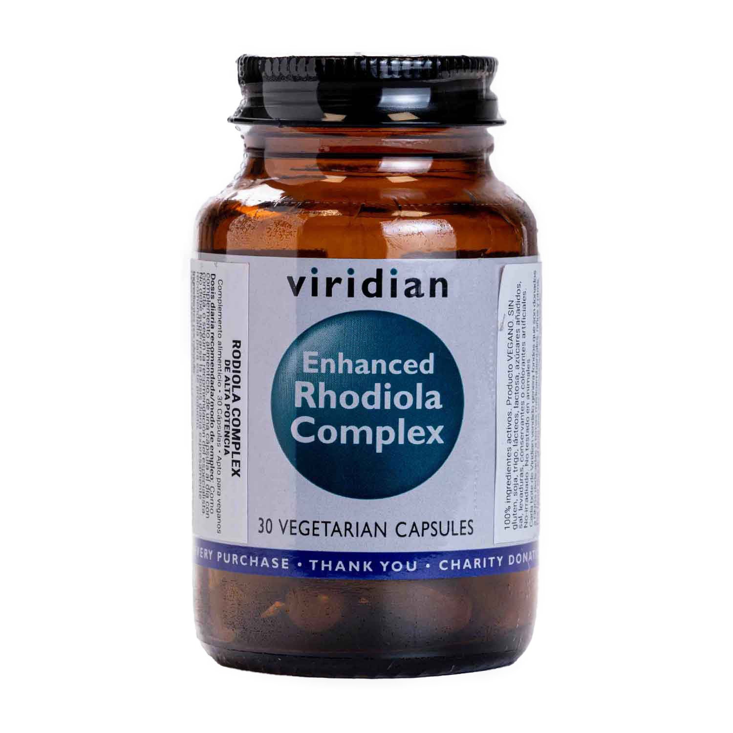 Rhodiola Complex 30 cápsulas Viridian
