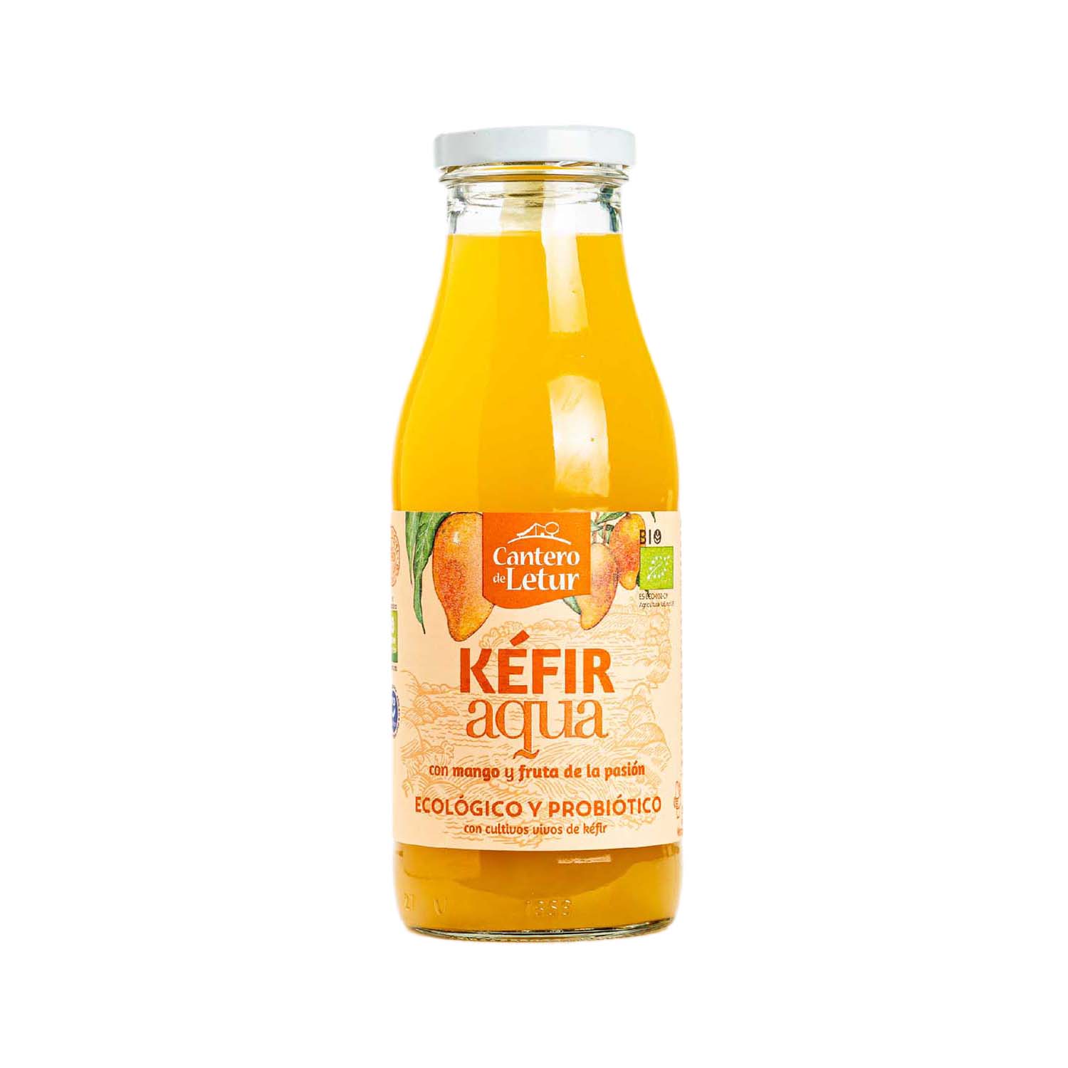 Kéfir de Agua con Mango y Fruta de la Pasión 500ml El Cantero De Letur