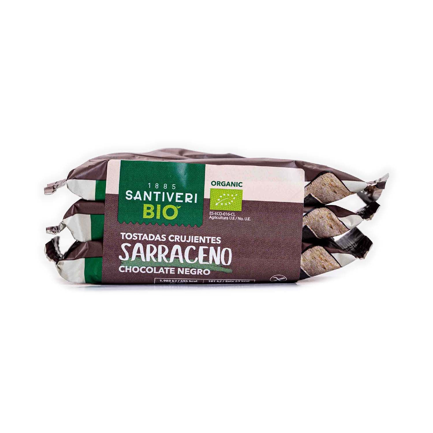 Tostadas de Trigo Sarraceno con Chocolate 3ud Santiveri