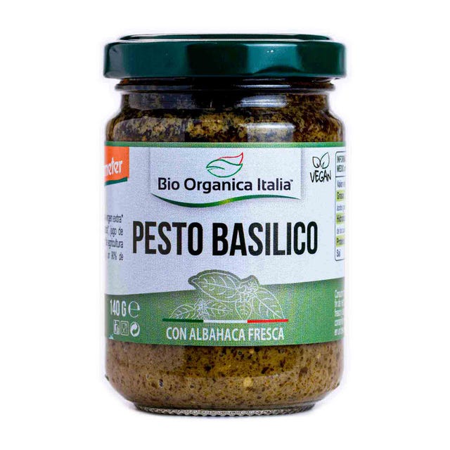 Pesto Verde de Albahaca 140g Bio Orgánica Italia