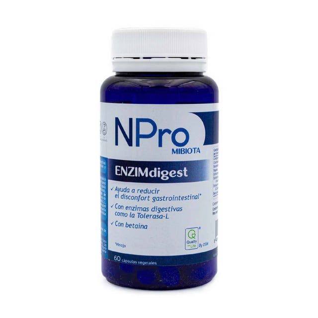 Enzimdigest Enzimas Digestivas 60 cápsulas NPro