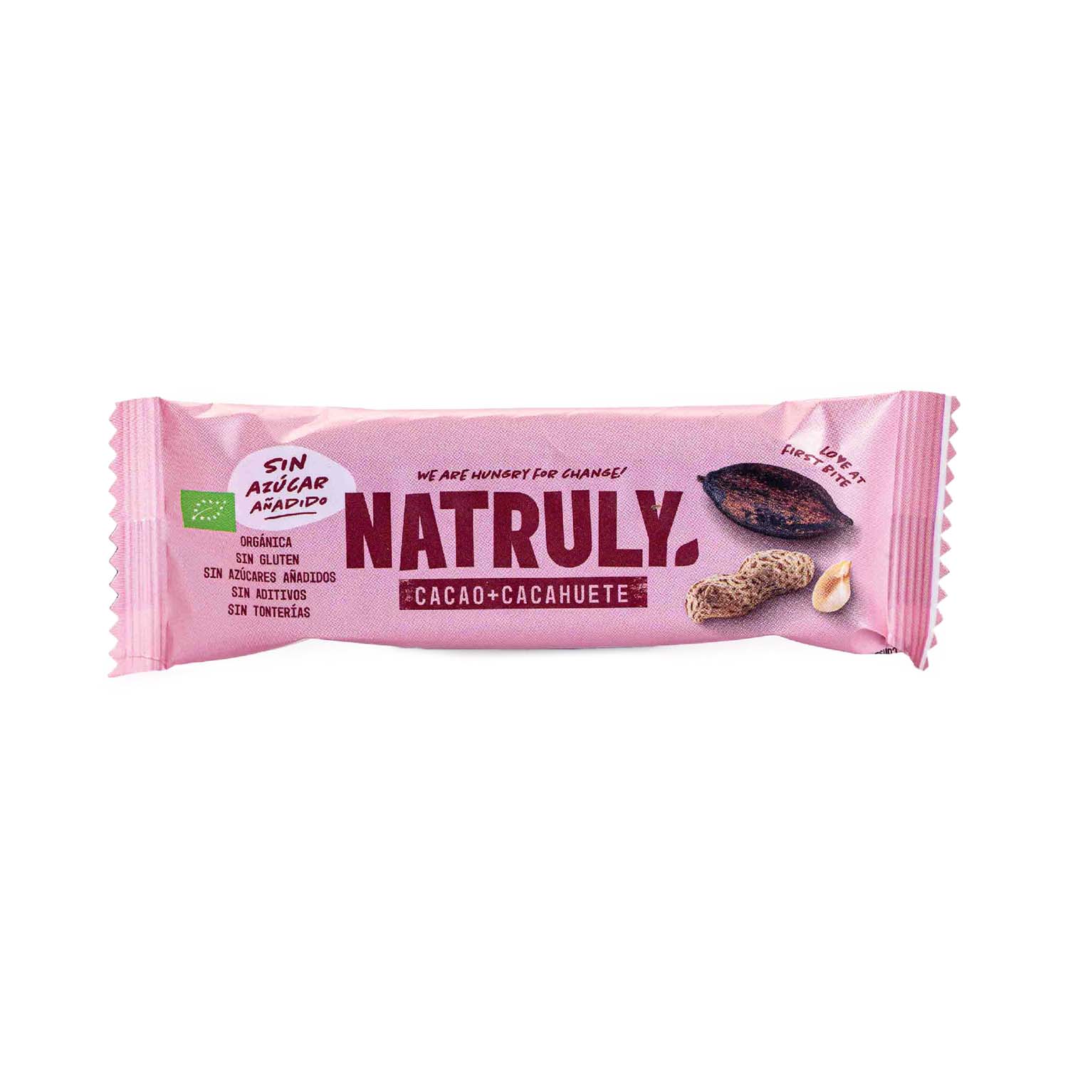 Barrita Raw Cacao y Cacahuete 40g Natruly