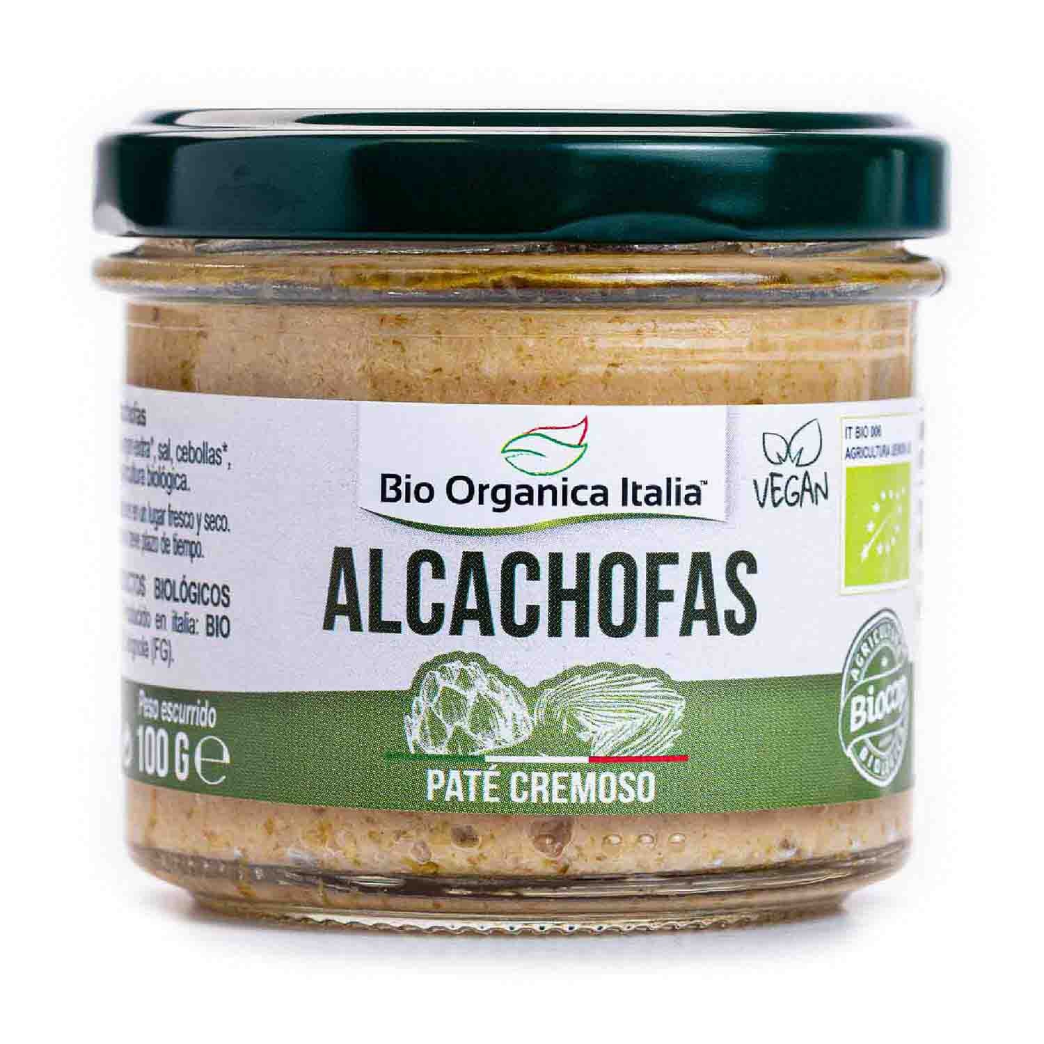 Paté Cremoso de Alcachofas 90g Bio Orgánica Italia