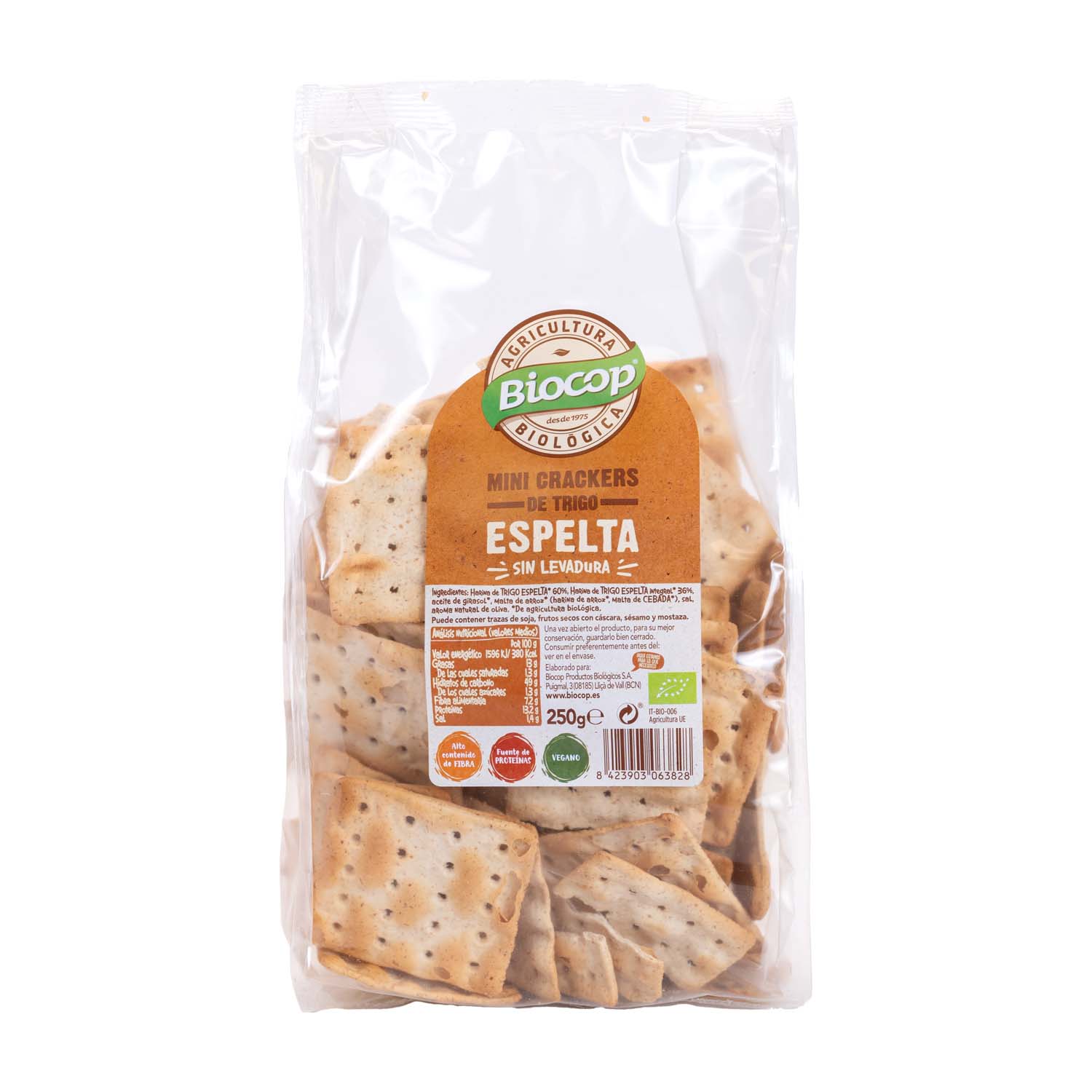 Mini Crackers de Trigo Espelta 250g Biocop